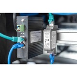 Digitus Protector contra sobretensiones PoE (RJ-45), montaje en riel DIN, Protección contra sobretensión gris