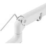 Digitus Soporte para monitor individual, 57", 27 kg, Soporte de monitor blanco