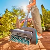 GARDENA Cepillo de rodillo medio, para limpiador múltiple a batería AquaBrush, Cepillos de lavado gris/Turquesa