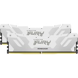 Kingston FURY FURY 32GB 8000MT/s DDR5 CL38 DIMM (Kits de 2) Renegade White XMP, Memoria RAM blanco, 32 GB, 2 x 16 GB, DDR5, 288-pin DIMM