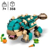 LEGO Bumpy Bebé: Ankylosaurus, Juegos de construcción Juego de construcción, 7 año(s), Plástico, 358 pieza(s), 388 g