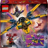 LEGO NINJAGO Super Jet de la Tormenta de Ras y Arin, Juegos de construcción Juego de construcción, 8 año(s), Plástico, 510 pieza(s), 752 g
