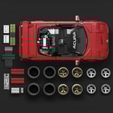 Mattel JFT17 juguete de construcción, Juegos de construcción Juego de construcción, 10 año(s), Plástico, 276 pieza(s), 850 g