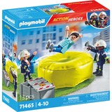 PLAYMOBIL City Action Bomberos con cojines de aire, Juegos de construcción 