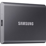 SAMSUNG Portable SSD T7 2000 GB Gris, Unidad de estado sólido gris, 2000 GB, USB Tipo C, 3.2 Gen 2 (3.1 Gen 2), 1050 MB/s, Protección mediante contraseña, Gris