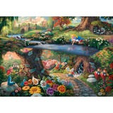 Schmidt Spiele Thomas Kinkade: Painter of Light - Disney - Alicia en el País de las Maravillas, Puzzle 