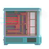 Thermaltake View 600 TG Mint Strawberry, Caja de torre grande Menta/Baya