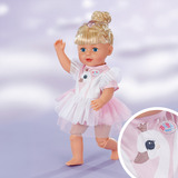 ZAPF Creation BABY born Vestido Cisne 43cm, Accesorios para muñecas 