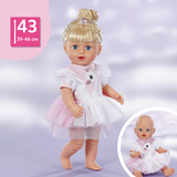 ZAPF Creation BABY born Vestido Cisne 43cm, Accesorios para muñecas 