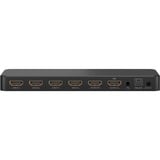 goobay Conmutador matriz HDMI 4 a 2 (4K @ 60Hz), Splitter HDMI negro