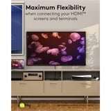 goobay Conmutador matriz HDMI 4 a 2 (4K @ 60Hz), Splitter HDMI negro