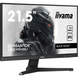 iiyama G-MASTER G2245HSU-B2 pantalla para PC 54,6 cm (21.5") 1920 x 1080 Pixeles Full HD LED Negro, Monitor de gaming negro (mate), 54,6 cm (21.5"), 1920 x 1080 Pixeles, Full HD, LED, 1 ms, Negro