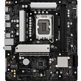 ASRock B860M-X, Placa base negro/Plateado