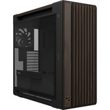 ASUS PROART PA602 WALNUT WOOD TG PWM MODERN BLACK, Cajas de torre marrón/Madera, Midi Tower, PC, Negro, Madera, ATX, DTX, EATX, micro ATX, Mini-DTX, Mini-ITX, Metal, Madera, Juego