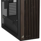 ASUS PROART PA602 WALNUT WOOD TG PWM MODERN BLACK, Cajas de torre marrón/Madera, Midi Tower, PC, Negro, Madera, ATX, DTX, EATX, micro ATX, Mini-DTX, Mini-ITX, Metal, Madera, Juego