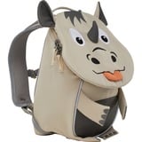 Affenzahn Pequeño amigo rinoceronte, Mochila beige/Gris