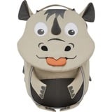 Affenzahn Pequeño amigo rinoceronte, Mochila beige/Gris