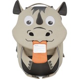 Affenzahn Pequeño amigo rinoceronte, Mochila beige/Gris