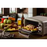 Ariete 3919/03 10 L 800 W Beige Parrilla, Mini horno blanco/Verde claro, 10 L, Beige, Independiente, Giratorio, 90 - 230 °C, Mecánico