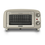 Ariete 3919/03 10 L 800 W Beige Parrilla, Mini horno blanco/Verde claro, 10 L, Beige, Independiente, Giratorio, 90 - 230 °C, Mecánico