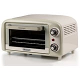 Ariete 3919/03 10 L 800 W Beige Parrilla, Mini horno blanco/Verde claro, 10 L, Beige, Independiente, Giratorio, 90 - 230 °C, Mecánico
