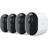 Arlo Ultra 2 Spotlight Cámara de seguridad IP Exterior 3840 x 2160 Pixeles Pared, Cámara de vigilancia blanco/Negro, Cámara de seguridad IP, Exterior, Inalámbrico, Amazon Alexa & Google Assistant, FCC, CE, IC, EuP1275, WERCS, Pared
