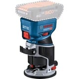 Bosch GKF 18V-8 Professional, 06016C2000, Fresadora azul/Negro