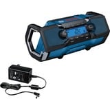 Bosch GPB 18V-2 C Professional Portátil Digital Negro, Azul, Plata, Radio de obras azul, Portátil, Digital, FM, 87,5 - 108 MHz, Azul, Negro, Azul, Plata