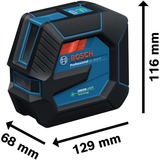 Bosch Láser de líneas GLL 20-22 G Professional azul/Negro