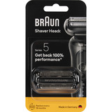 Braun Series 5 54 B Cabezal para afeitado, Cabezal de afeitado negro, Cabezal para afeitado, 1 cabezal(es), Negro, Acero inoxidable, 18 mes(es), Braun, Series 5 54 B