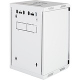 Digitus Carcasas de pared combinadas de 254 mm (10″) y 482,6 (19″) mm, Armario IT gris claro, 6 (19″) mm, Bastidor de pared, 10U, 30 kg, Bloqueo del teclado, Gestión de cables, 10,3 kg