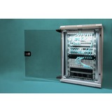 Digitus Carcasas de pared combinadas de 254 mm (10″) y 482,6 (19″) mm, Armario IT gris claro, 6 (19″) mm, Bastidor de pared, 10U, 30 kg, Bloqueo del teclado, Gestión de cables, 10,3 kg