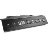 Digitus Estructura de mesa ajustable en altura eléctrica, forma en L de 90°, Bastidor blanco