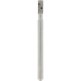 Dremel Broca de vidrio de diamante Ø 3,2 mm, Taladro plateado