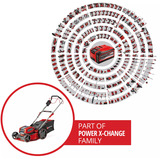 EINHELL Cortacésped profesional a batería GP-CM 36/47 S Li BL, 36 Voltios (2x18 Voltios) rojo/Negro