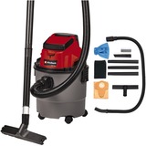 EINHELL TC-VC 18/15 Li-Solo, Aspiradora en húmedo y en seco gris/Rojo