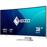 EIZO FlexScan EV3895-WT LED display 95,2 cm (37.5") 3840 x 1600 Pixeles UltraWide Quad HD+ Blanco, Monitor LED blanco, 95,2 cm (37.5"), 3840 x 1600 Pixeles, UltraWide Quad HD+, LED, 5 ms, Blanco