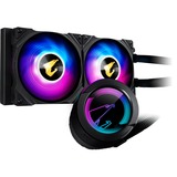 GIGABYTE AORUS WATERFORCE 240 Procesador Sistema de refrigeración líquida todo en uno 12 cm Negro, Refrigeración por agua negro, Sistema de refrigeración líquida todo en uno, 12 cm, 56,47 cfm, Negro