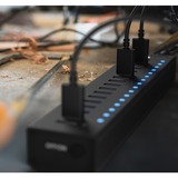 ICY BOX IB-HUB1717-U3 USB 3.2 Gen 1 (3.1 Gen 1) Type-A 5000 Mbit/s Negro, Hub USB USB 3.2 Gen 1 (3.1 Gen 1) Type-A, USB 3.2 Gen 1 (3.1 Gen 1) Type-A, USB Tipo B, 5000 Mbit/s, Negro, China, CC