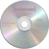 Intenso DVD-RW 4.7GB, 4x 4,7 GB 10 pieza(s), DVDs vírgenes 4x, DVD-RW, 120 mm, Caja de cd, 10 pieza(s), 4,7 GB