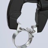 KNIPEX Alicates para abrazaderas de manguera 8551250C, Pinzas rojo