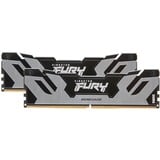 Kingston FURY FURY 32 GB 6000 MT/s DDR5 CL32 DIMM (Kits de 2) Renegade White XMP, Memoria RAM plateado/Negro, 96 GB, 2 x 48 GB, DDR5, 288-pin DIMM