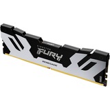 Kingston FURY FURY 32 GB 6000 MT/s DDR5 CL32 DIMM (Kits de 2) Renegade White XMP, Memoria RAM plateado/Negro, 96 GB, 2 x 48 GB, DDR5, 288-pin DIMM
