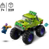 LEGO Camión de Hulk vs. Thanos, Juegos de construcción Juego de construcción, 7 año(s), Plástico, 229 pieza(s), 393 g