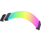 Lian Li Cable de extensión Strimer Wireless PW24-1W-T, 24-Pin RGB + Controlador, Cable alargador 