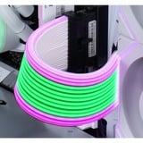 Lian Li Cable de extensión Strimer Wireless PW24-1W-T, 24-Pin RGB + Controlador, Cable alargador 
