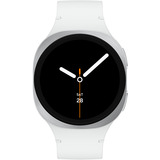 Samsung Galaxy Watch 8 3,3 cm (1.3") AMOLED 40 mm Digital 438 x 438 Pixeles Pantalla táctil 4G Plata Wifi GPS (satélite), SmartWatch plateado, 3,3 cm (1.3"), AMOLED, Pantalla táctil, 32 GB, GPS (satélite), 30 g