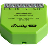 Shelly Atenuador Gen4, Interruptor con regulador de voltaje verde