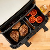 Tefal Dual Easy Fry & Grill EY905B Doble 8,3 L Independiente 2700 W Freidora de aire caliente Gris negro, Freidora de aire caliente, 8,3 L, Doble, Gris, Tocar, Independiente
