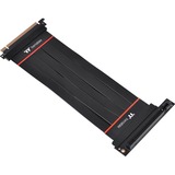 Thermaltake AC-060-CO1OTN-C2 tarjeta y adaptador de interfaz Interno PCIe, Cable alargador negro, PCIe, PCIe, Masculino, PCIe 4.0, Negro, PC